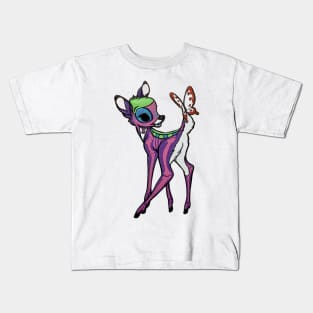 Bambi Dia De los Muertos Kids T-Shirt